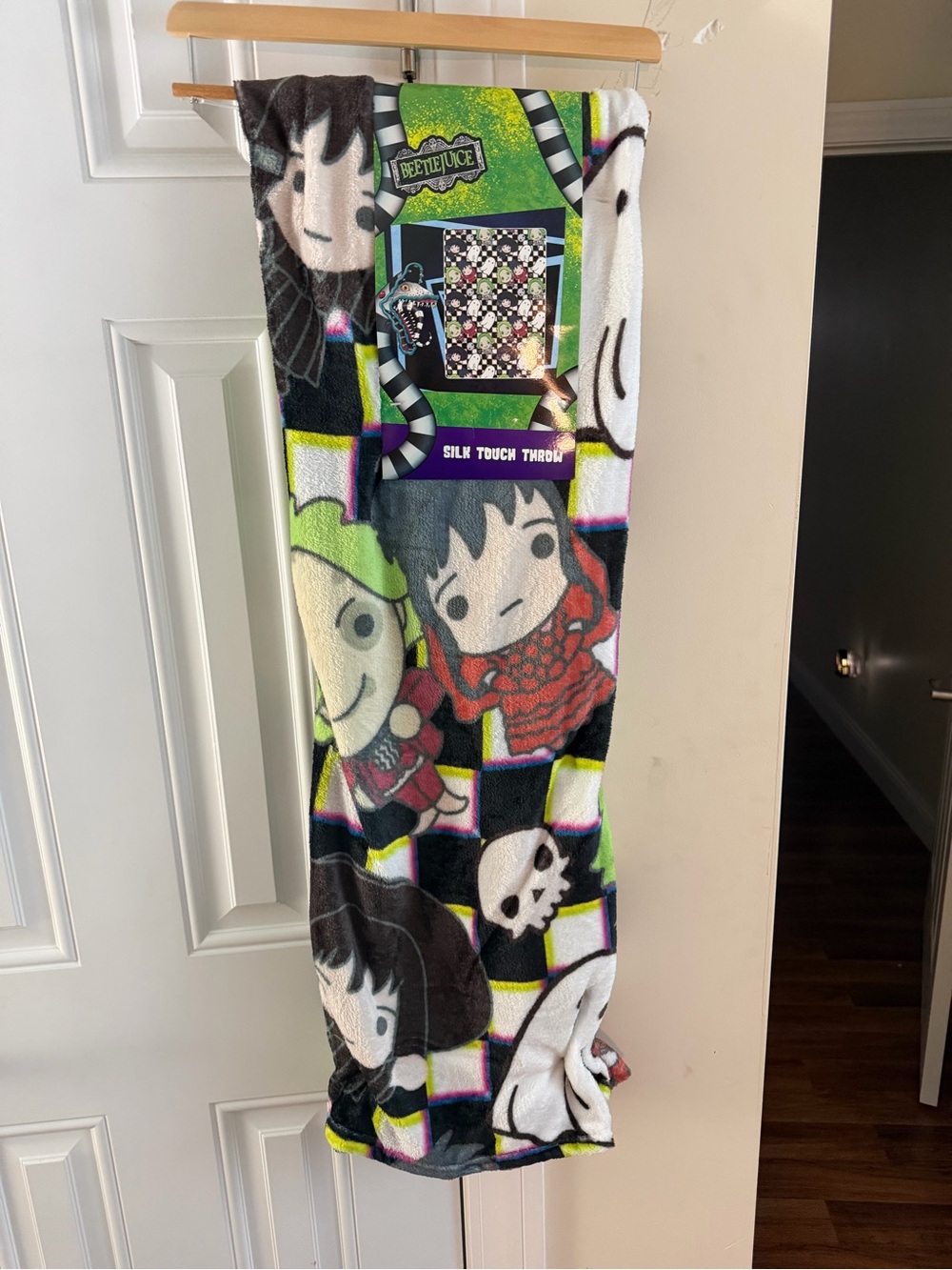 Beetlejuice Halloween Silk Touch Throw Blanket